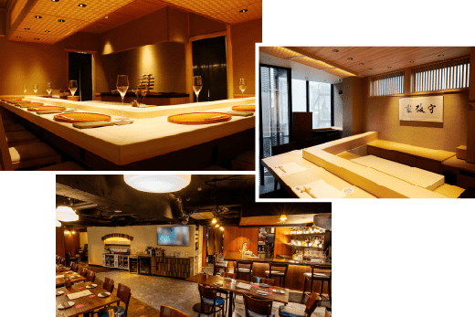 鮨 野儀・和 のぎ・FELLOWS Bistro&Bar